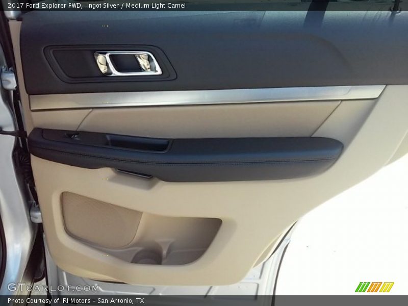 Ingot Silver / Medium Light Camel 2017 Ford Explorer FWD