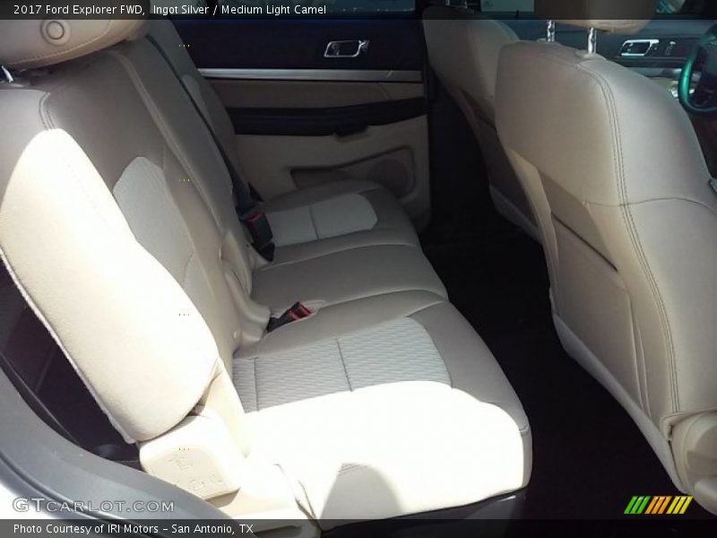 Ingot Silver / Medium Light Camel 2017 Ford Explorer FWD