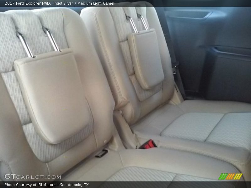 Ingot Silver / Medium Light Camel 2017 Ford Explorer FWD