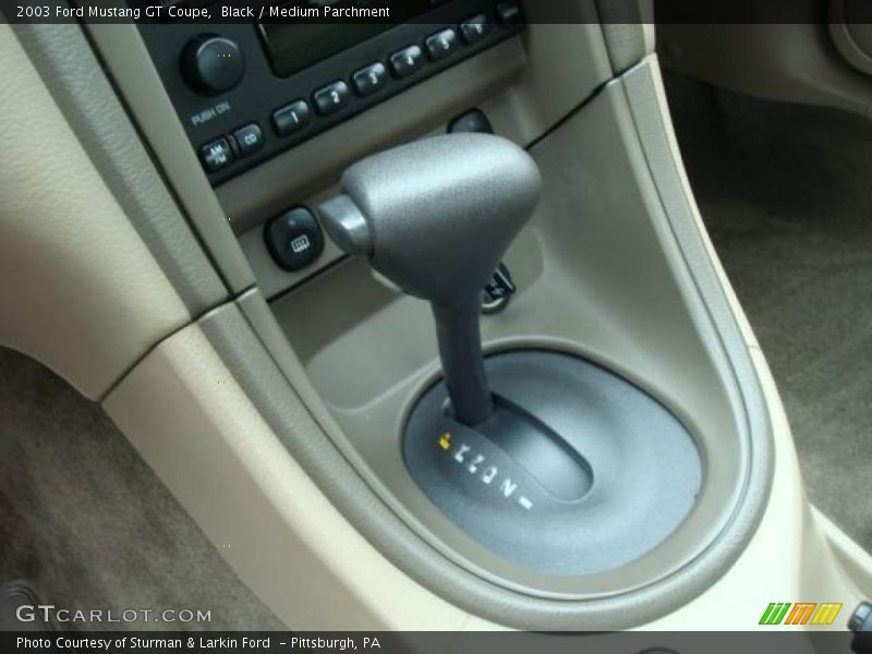 Black / Medium Parchment 2003 Ford Mustang GT Coupe