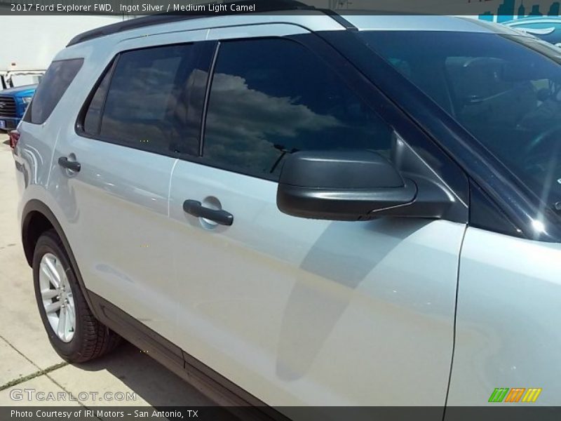 Ingot Silver / Medium Light Camel 2017 Ford Explorer FWD