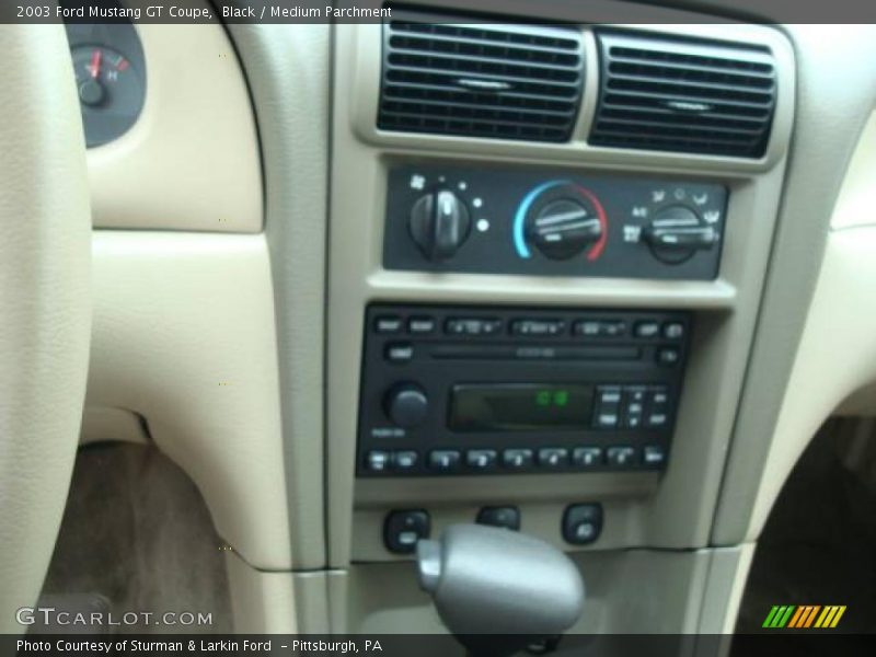 Black / Medium Parchment 2003 Ford Mustang GT Coupe