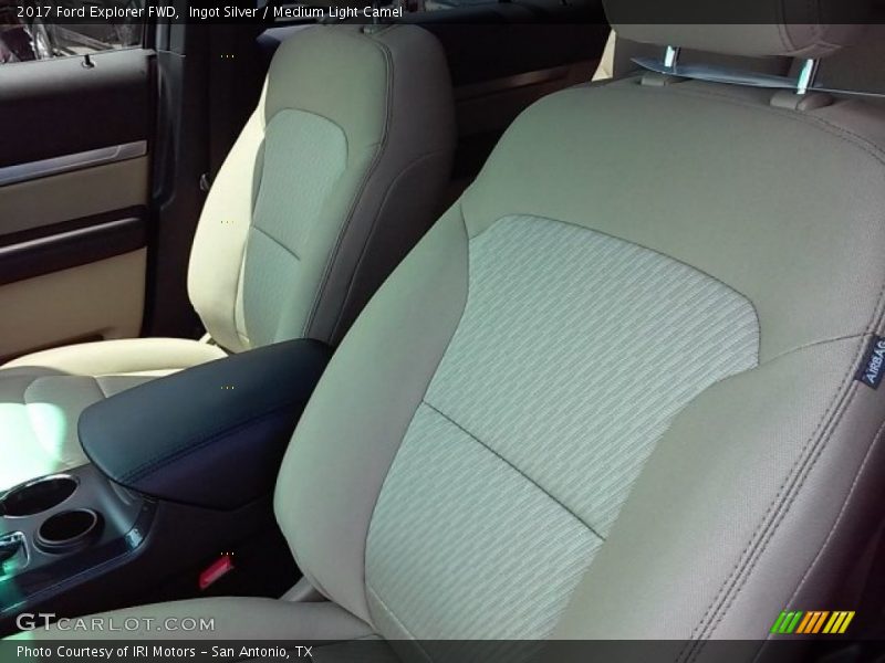 Ingot Silver / Medium Light Camel 2017 Ford Explorer FWD