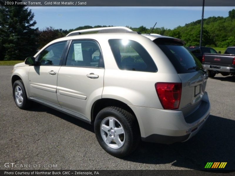 Gold Mist Metallic / Sand 2009 Pontiac Torrent