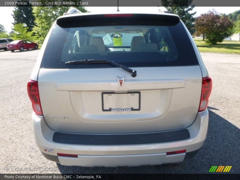 Gold Mist Metallic / Sand 2009 Pontiac Torrent