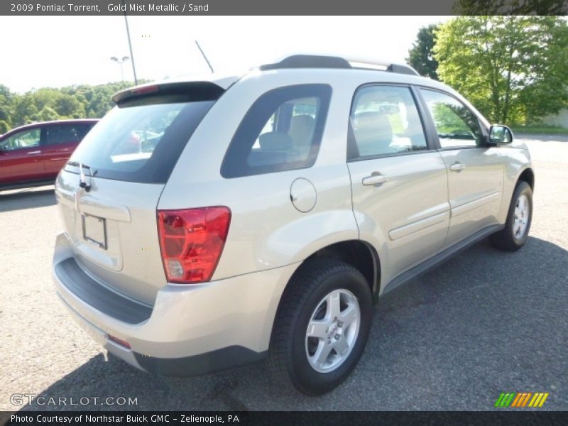 Gold Mist Metallic / Sand 2009 Pontiac Torrent