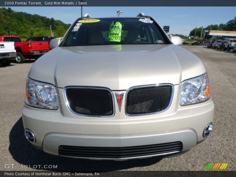 Gold Mist Metallic / Sand 2009 Pontiac Torrent