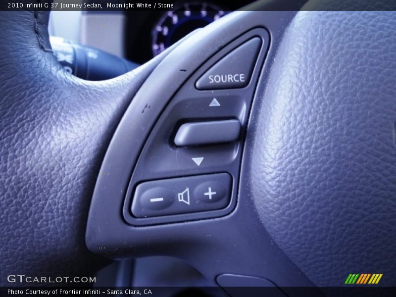 Moonlight White / Stone 2010 Infiniti G 37 Journey Sedan