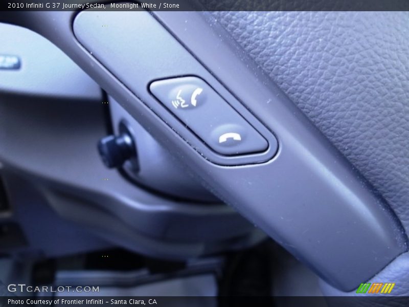 Moonlight White / Stone 2010 Infiniti G 37 Journey Sedan