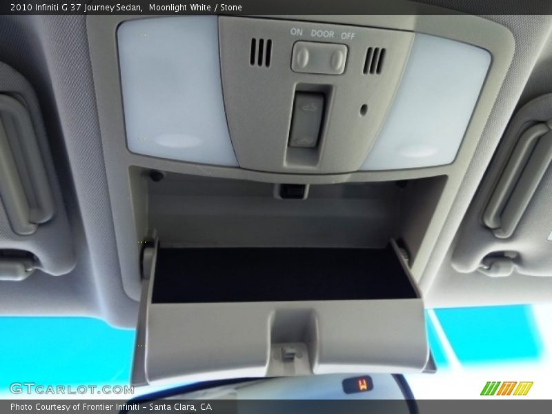 Moonlight White / Stone 2010 Infiniti G 37 Journey Sedan