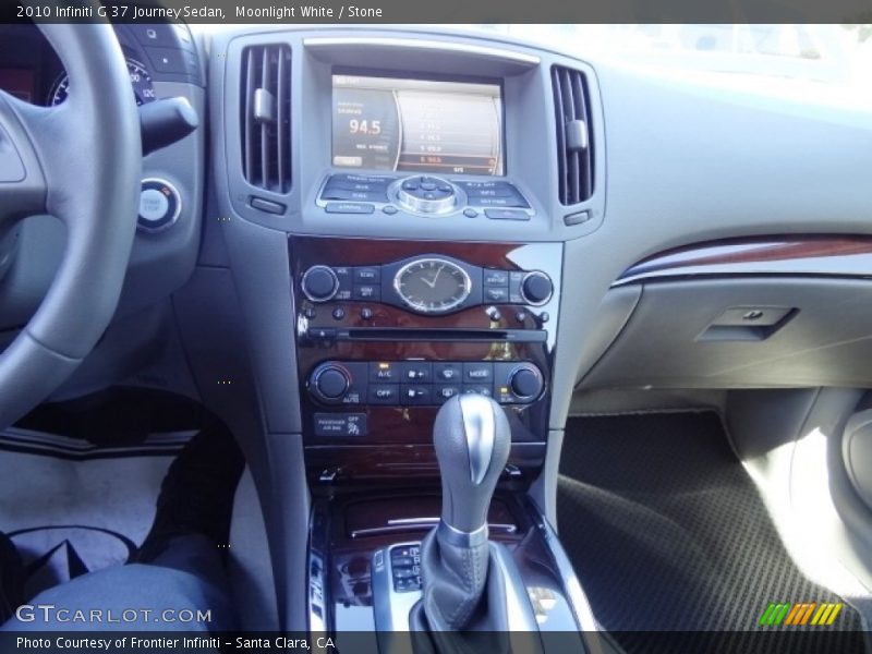 Moonlight White / Stone 2010 Infiniti G 37 Journey Sedan