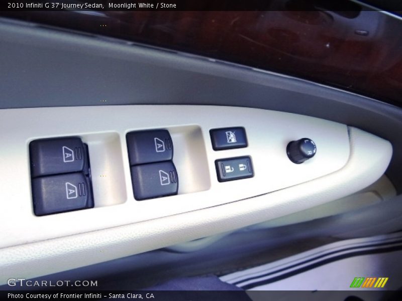 Moonlight White / Stone 2010 Infiniti G 37 Journey Sedan