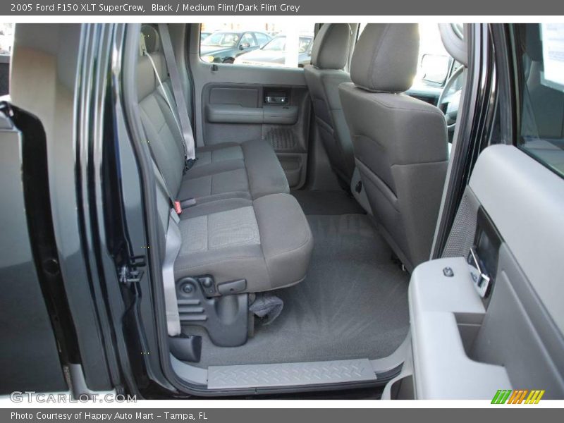 Black / Medium Flint/Dark Flint Grey 2005 Ford F150 XLT SuperCrew