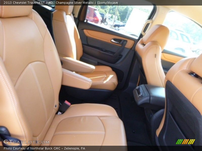 Champagne Silver Metallic / Ebony/Mojave 2013 Chevrolet Traverse LT AWD
