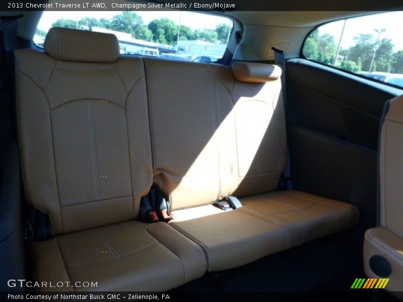 Champagne Silver Metallic / Ebony/Mojave 2013 Chevrolet Traverse LT AWD