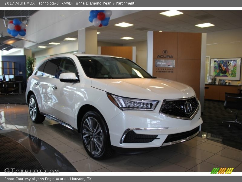 Front 3/4 View of 2017 MDX Technology SH-AWD