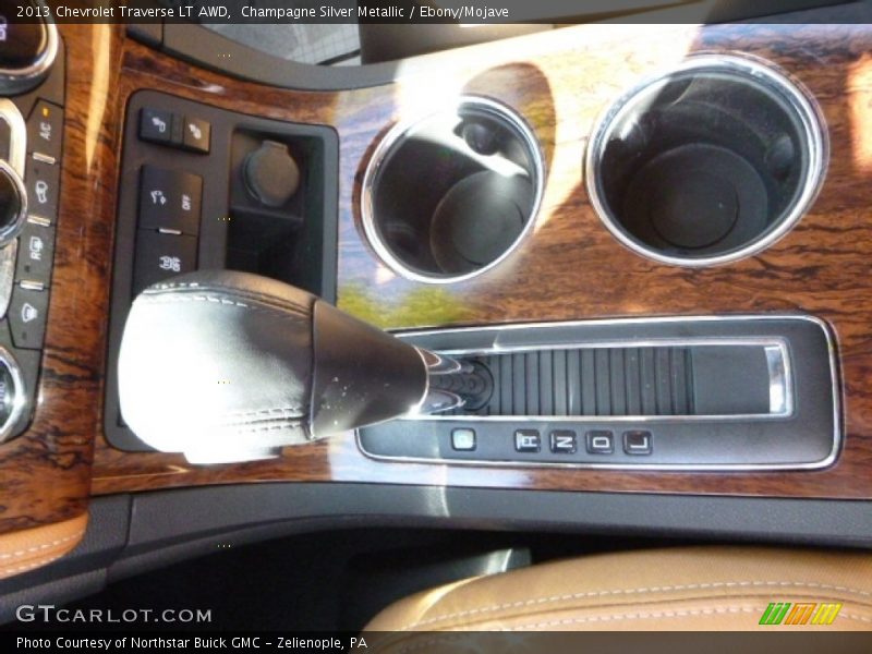 Champagne Silver Metallic / Ebony/Mojave 2013 Chevrolet Traverse LT AWD