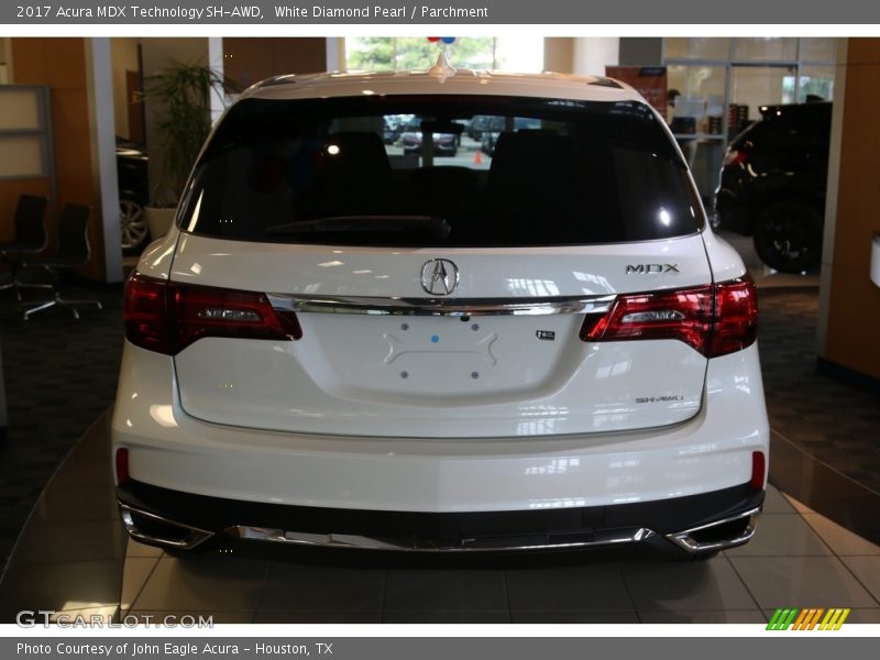 White Diamond Pearl / Parchment 2017 Acura MDX Technology SH-AWD