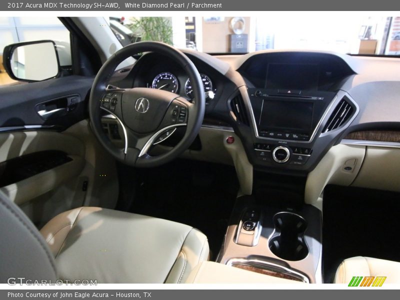 White Diamond Pearl / Parchment 2017 Acura MDX Technology SH-AWD