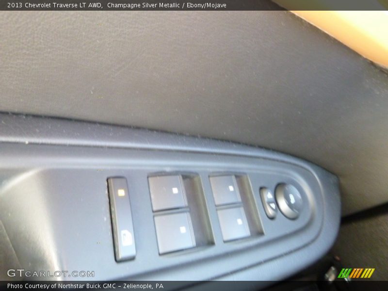 Champagne Silver Metallic / Ebony/Mojave 2013 Chevrolet Traverse LT AWD