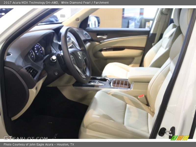 Front Seat of 2017 MDX Technology SH-AWD