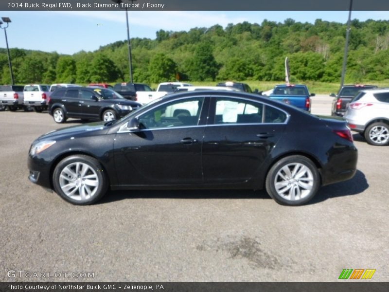 Black Diamond Tricoat / Ebony 2014 Buick Regal FWD