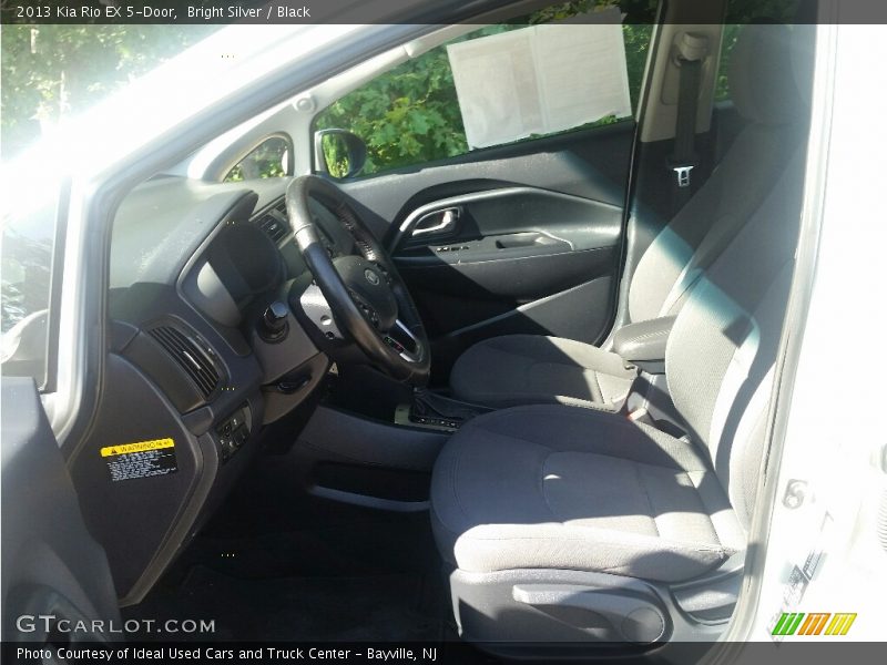Bright Silver / Black 2013 Kia Rio EX 5-Door
