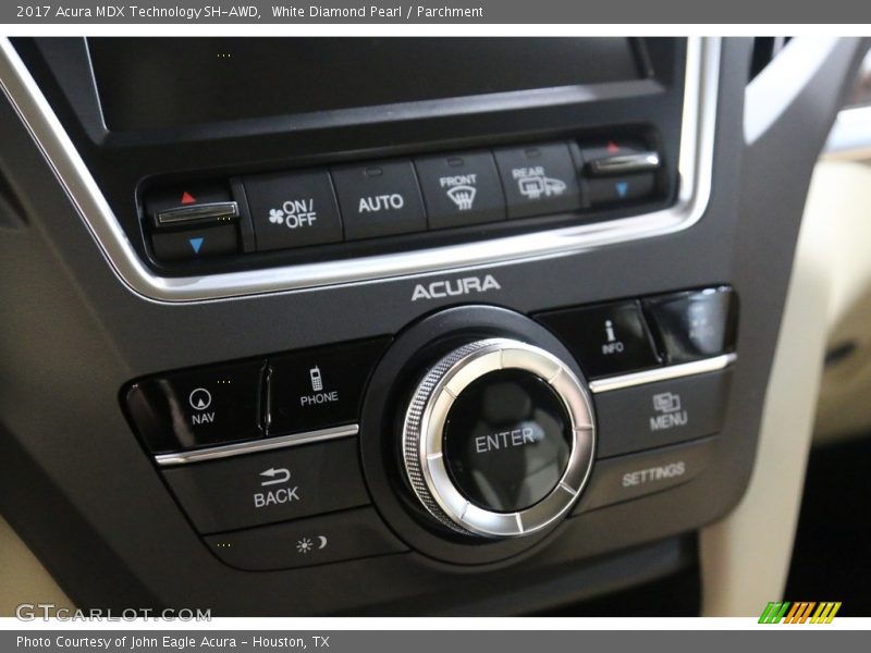 Controls of 2017 MDX Technology SH-AWD