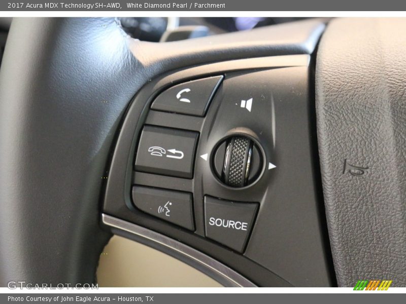 Controls of 2017 MDX Technology SH-AWD