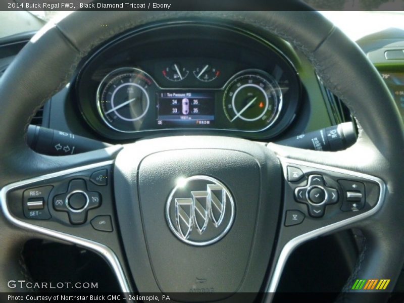 Black Diamond Tricoat / Ebony 2014 Buick Regal FWD