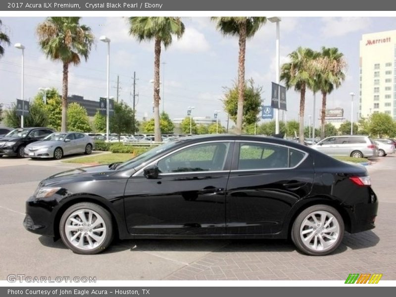 Crystal Black Pearl / Ebony 2017 Acura ILX Premium