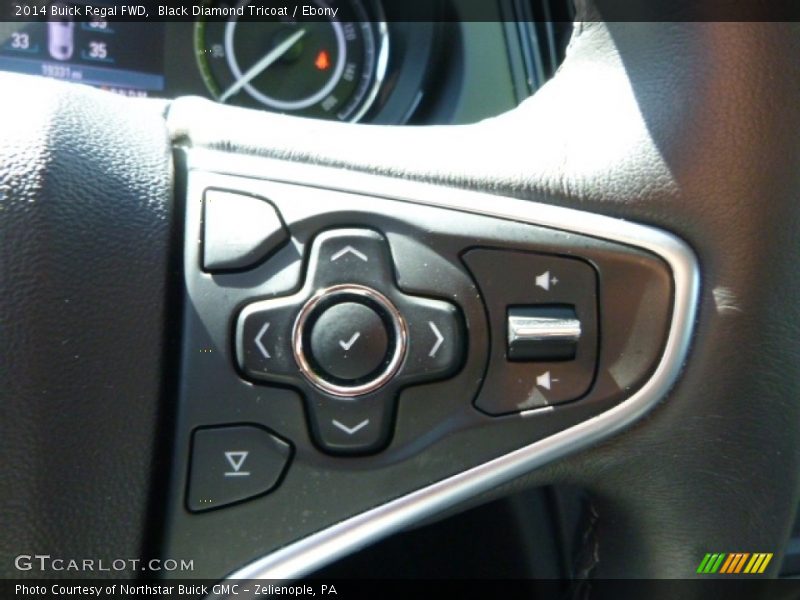 Black Diamond Tricoat / Ebony 2014 Buick Regal FWD