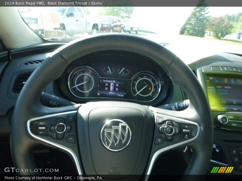 Black Diamond Tricoat / Ebony 2014 Buick Regal FWD