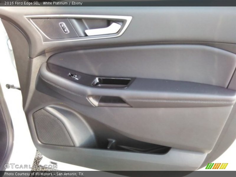 White Platinum / Ebony 2016 Ford Edge SEL