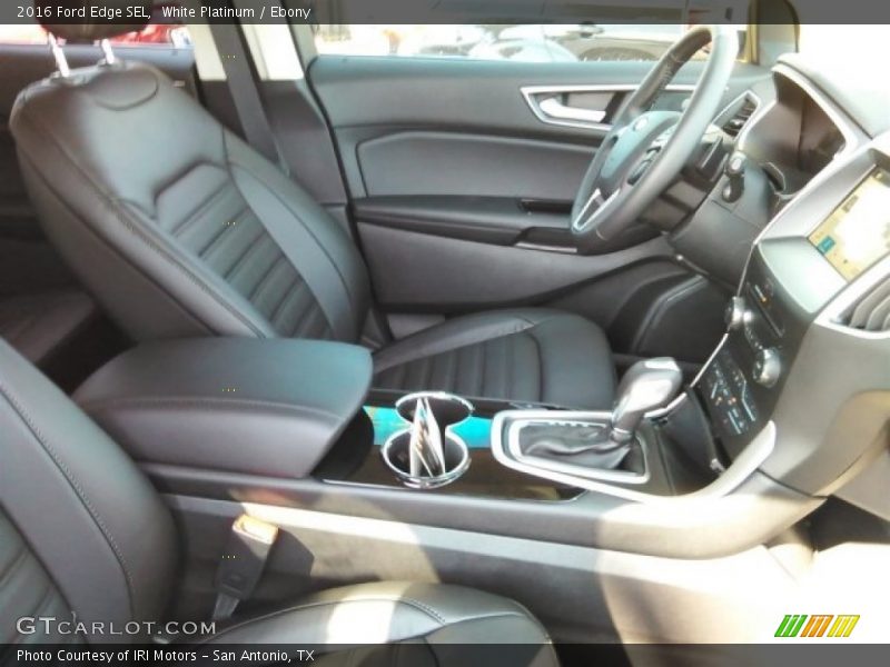 White Platinum / Ebony 2016 Ford Edge SEL