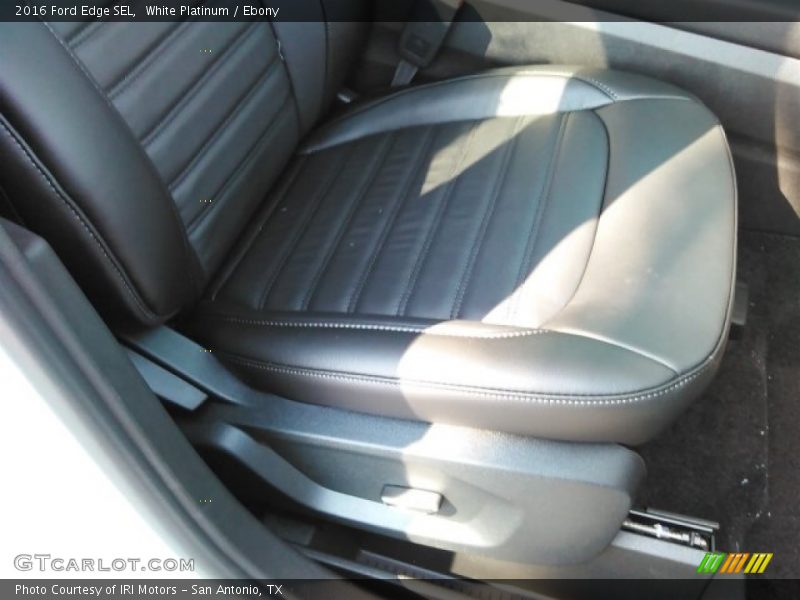 White Platinum / Ebony 2016 Ford Edge SEL