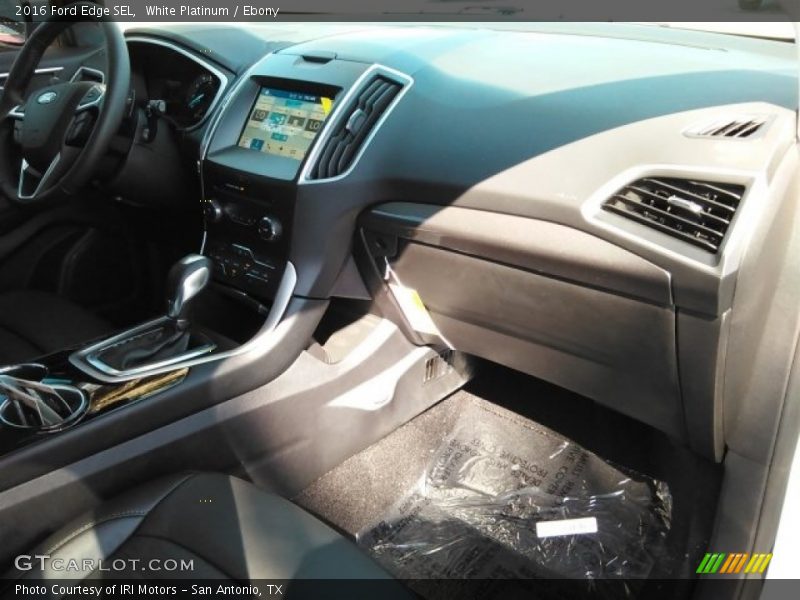White Platinum / Ebony 2016 Ford Edge SEL