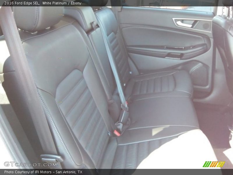 White Platinum / Ebony 2016 Ford Edge SEL