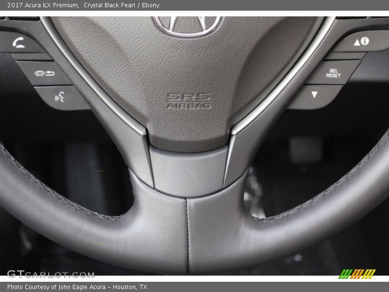 Crystal Black Pearl / Ebony 2017 Acura ILX Premium