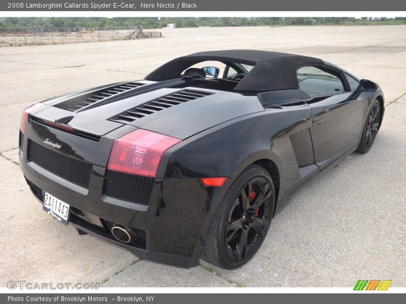 Nero Noctis / Black 2008 Lamborghini Gallardo Spyder E-Gear
