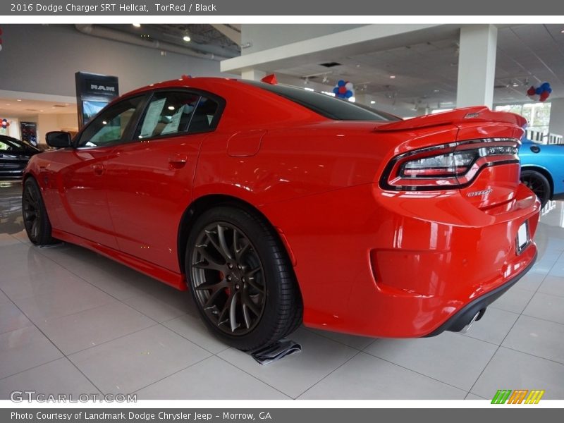 TorRed / Black 2016 Dodge Charger SRT Hellcat