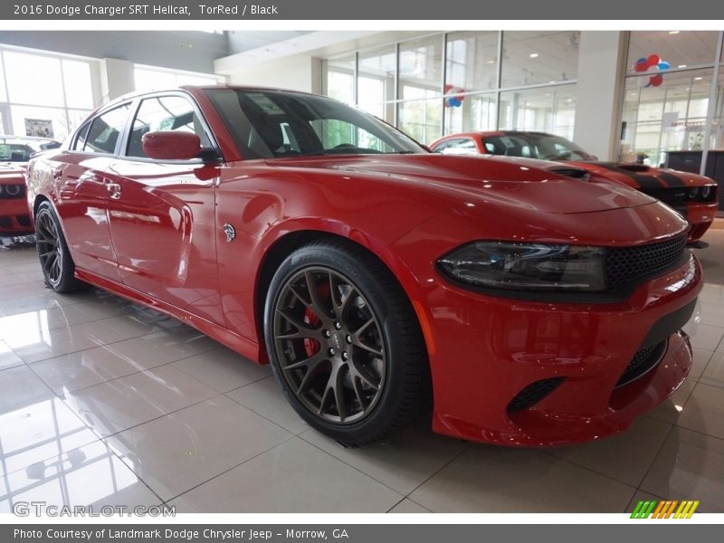 TorRed / Black 2016 Dodge Charger SRT Hellcat