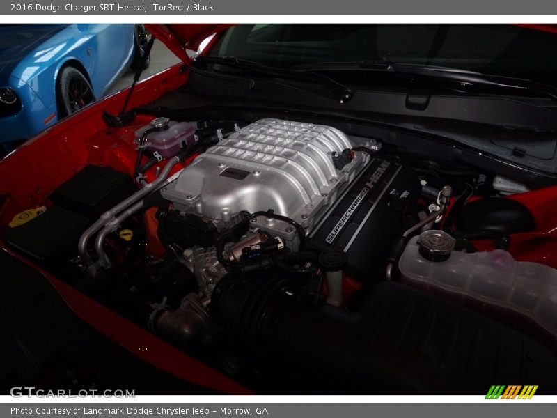 TorRed / Black 2016 Dodge Charger SRT Hellcat