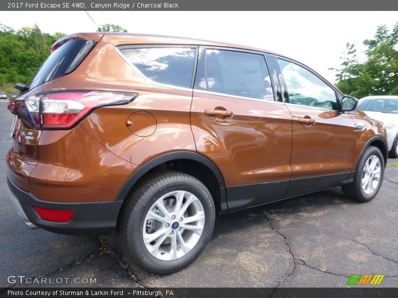 Canyon Ridge / Charcoal Black 2017 Ford Escape SE 4WD