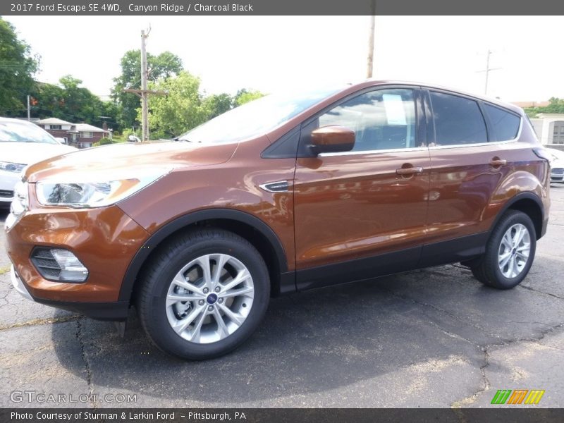 Canyon Ridge / Charcoal Black 2017 Ford Escape SE 4WD