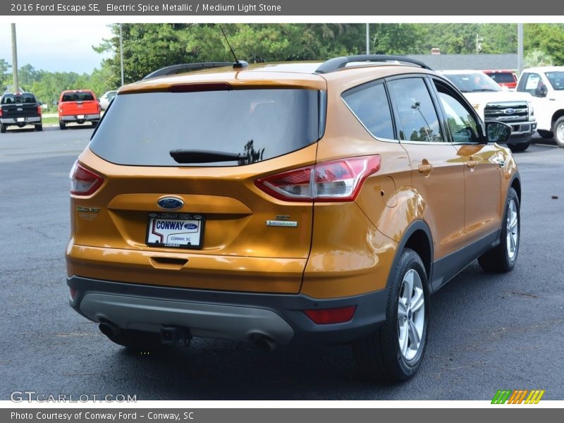 Electric Spice Metallic / Medium Light Stone 2016 Ford Escape SE