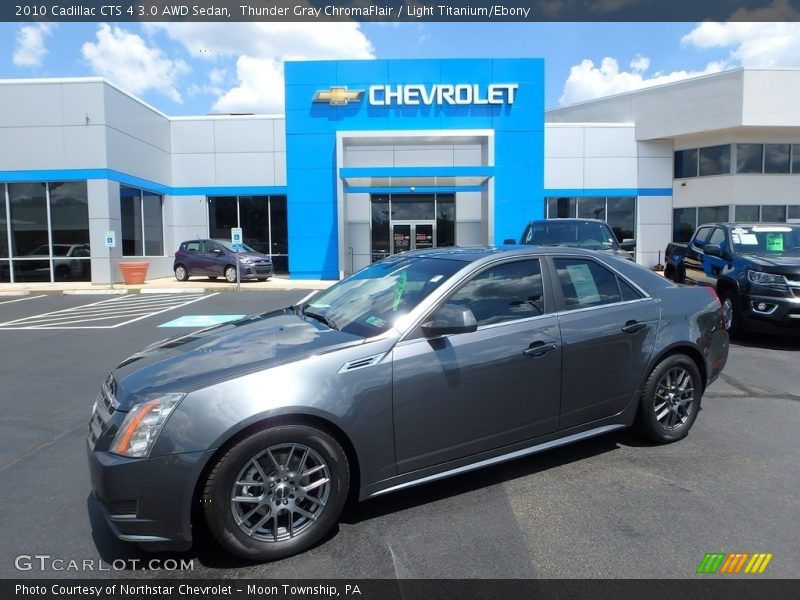 Front 3/4 View of 2010 CTS 4 3.0 AWD Sedan