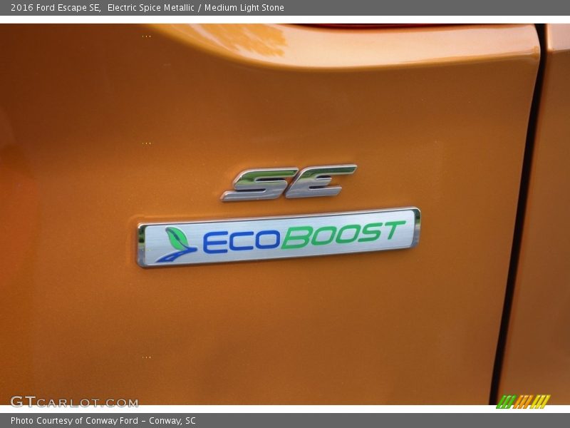 Electric Spice Metallic / Medium Light Stone 2016 Ford Escape SE
