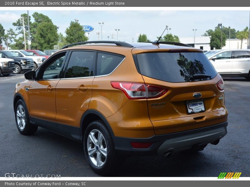 Electric Spice Metallic / Medium Light Stone 2016 Ford Escape SE