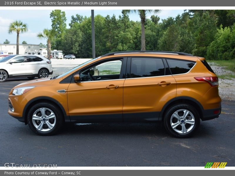 Electric Spice Metallic / Medium Light Stone 2016 Ford Escape SE